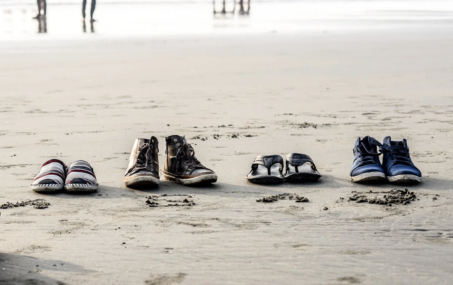 Feet on the beach